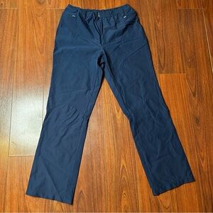 Nike Womens Track Pants Sz M Windbreaker Adjustable Straight legs Adjustable VTG